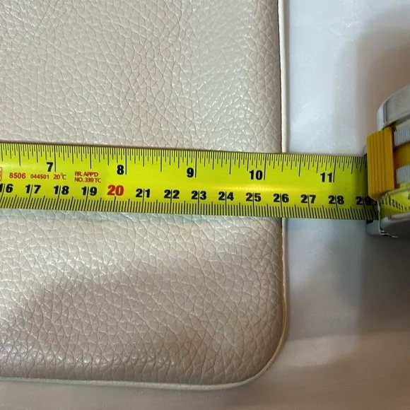 Kate Spade New York Larchmont Ave Taupe Leather Pouch WLRU2736 - Picture 10 of 12